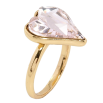Каблучка Xuping колір 18K з кр-ми Swarovski Кристальне серце Light Rose фото №2