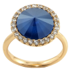 Кольцо Xuping цвет 18K с кр-ми Swarovski Кристалл Royal Blue ø 16мм фото №2 Кольцо Xuping цвет 18K с кр-ми Swarovski Кристалл Royal Blue ø 16мм фото №2