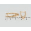 Сережки Xuping Позолота 18K англійський замок Скоби фото №2 Сережки Xuping Позолота 18K англійський замок Скоби фото №2