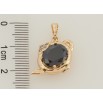 Кулон Xuping Позолота 18K Чайник с черным фианитом для цепочки до 5мм фото №2 Кулон Xuping Позолота 18K Чайник с черным фианитом для цепочки до 5мм фото №2