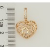 Кулон Xuping Позолота 18K Резное сердечко для цепочки до 2мм фото №2 Кулон Xuping Позолота 18K Резное сердечко для цепочки до 2мм фото №2