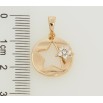 Кулон Xuping Позолота 18K Візерунок зірки для ланцюжка до 5мм фото №2 Кулон Xuping Позолота 18K Візерунок зірки для ланцюжка до 5мм фото №2