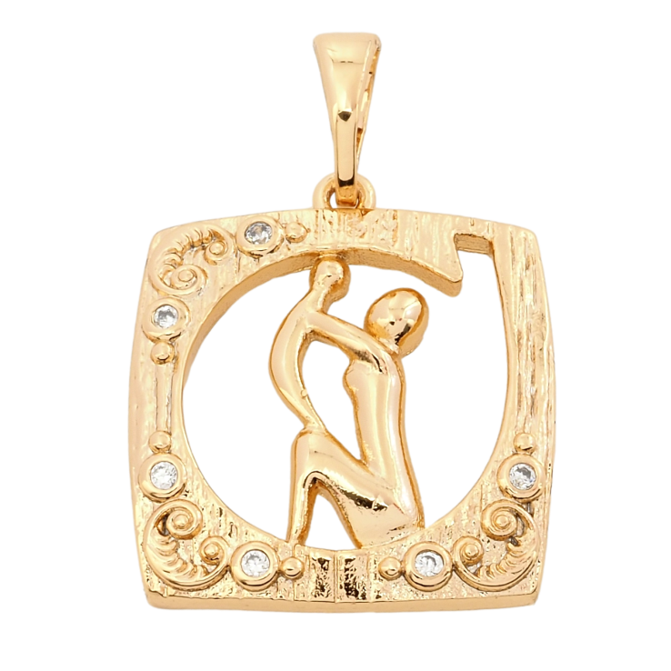 Кулон Xuping Позолота 18K Радість материнства для ланцюжка до 5мм фото №5 Кулон Xuping Позолота 18K Радість материнства для ланцюжка до 5мм фото №5