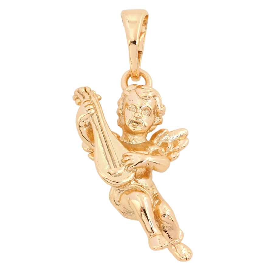 Кулон Xuping Позолота 18K Янголятко для ланцюжка до 5мм фото №1 Кулон Xuping Позолота 18K Янголятко для ланцюжка до 5мм фото №1
