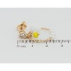 Серьги Xuping Позолота 18K пусеты Декоративные подвески с жемчужными бусинами фото №2 Серьги Xuping Позолота 18K пусеты Декоративные подвески с жемчужными бусинами фото №2