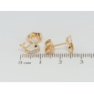Серьги Xuping Позолота 18K пусеты Киты фото №2