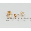 Серьги Xuping Позолота 18K пусеты Звезды с инкрустацией цирконием и жемчугом фото №2 Серьги Xuping Позолота 18K пусеты Звезды с инкрустацией цирконием и жемчугом фото №2