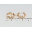 Серьги Xuping Позолота 18K колечки Декоративный узор с цирконием фото №2 Серьги Xuping Позолота 18K колечки Декоративный узор с цирконием фото №2
