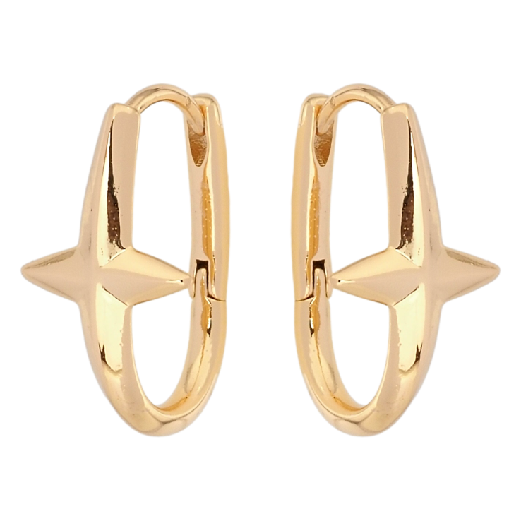 Серьги Xuping Позолота 18K колечки Звезды фото №20 Серьги Xuping Позолота 18K колечки Звезды фото №20