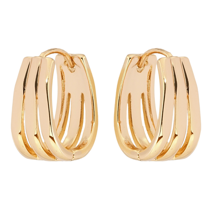 Сережки Xuping Позолота 18K колечка Декоративні фото №6 Сережки Xuping Позолота 18K колечка Декоративні фото №6