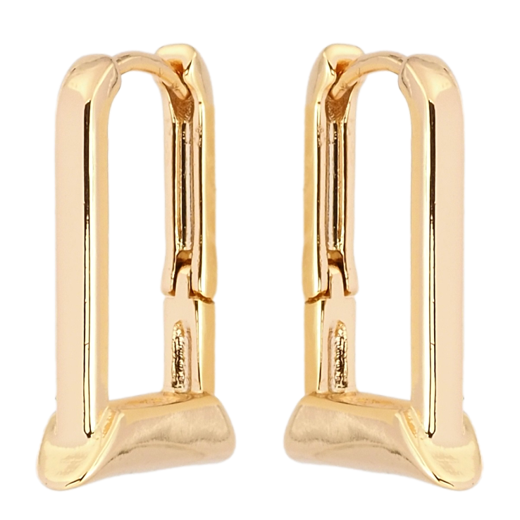 Сережки Xuping Позолота 18K колечка Декоративні фото №7 Сережки Xuping Позолота 18K колечка Декоративні фото №7