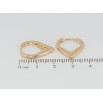 Сережки Xuping Позолота 18K колечка Декоративні фото №2