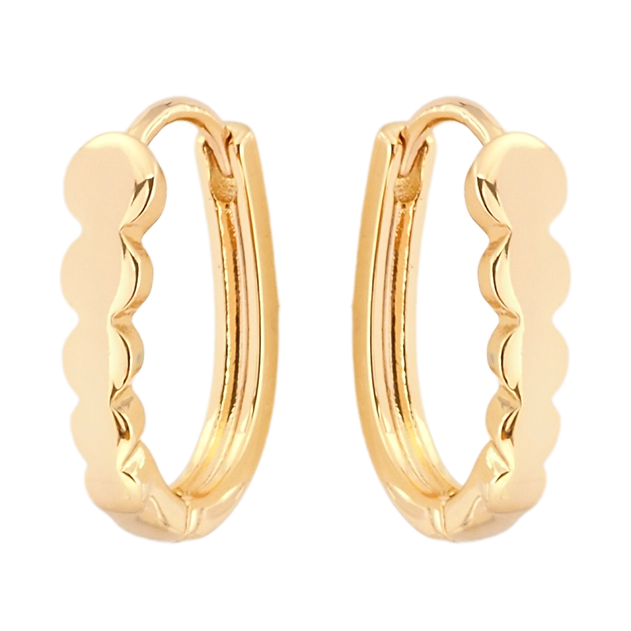 Серьги Xuping Позолота 18K колечки Декоративные фото №1 Серьги Xuping Позолота 18K колечки Декоративные фото №1