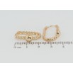 Сережки Xuping Позолота 18K колечка Візерунок з кульок фото №2 Сережки Xuping Позолота 18K колечка Візерунок з кульок фото №2