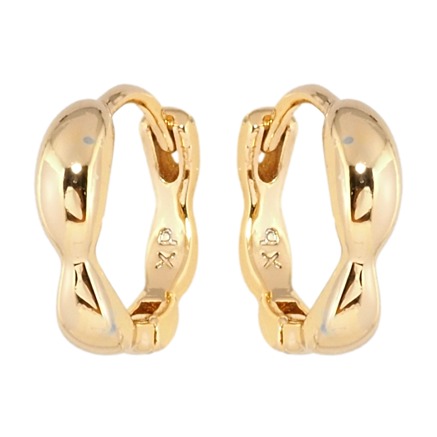 Серьги Xuping Позолота 18K колечки Фигурные фото №1 Серьги Xuping Позолота 18K колечки Фигурные фото №1
