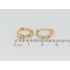 Серьги Xuping Позолота 18K колечки Фигурные фото №2 Серьги Xuping Позолота 18K колечки Фигурные фото №2