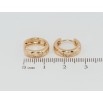 Серьги Xuping Позолота 18K колечки Цветочный узор фото №2 Серьги Xuping Позолота 18K колечки Цветочный узор фото №2