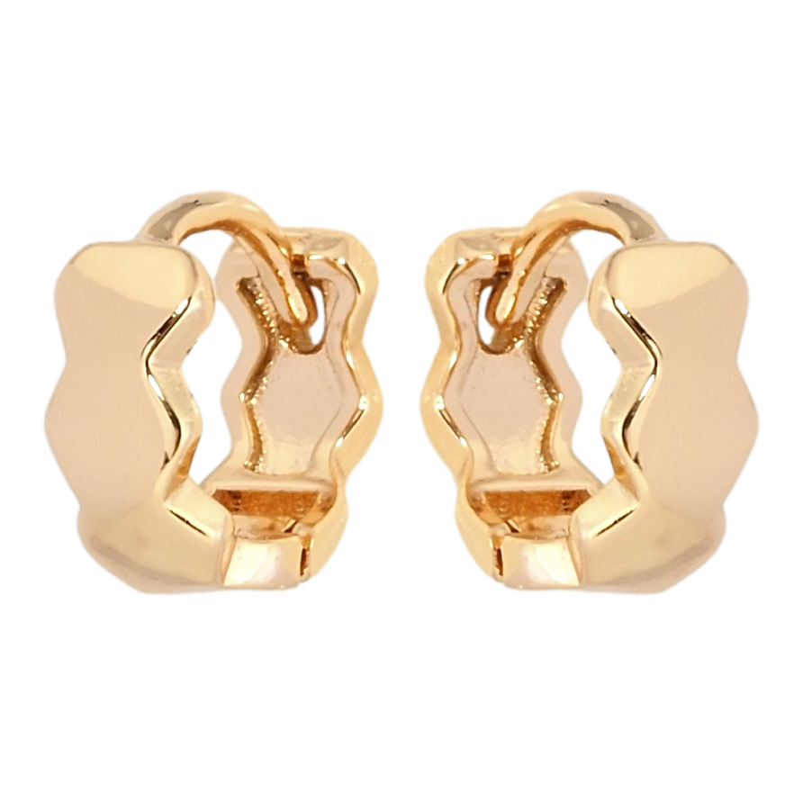 Серьги Xuping Позолота 18K колечки Фигурные фото №1 Серьги Xuping Позолота 18K колечки Фигурные фото №1