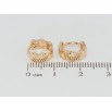 Серьги Xuping Позолота 18K колечки Фигурные фото №2 Серьги Xuping Позолота 18K колечки Фигурные фото №2