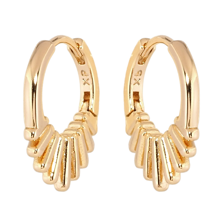 Сережки Xuping Позолота 18K колечка Декоративні фото №8 Сережки Xuping Позолота 18K колечка Декоративні фото №8