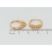 Сережки Xuping Позолота 18K колечка Декоративні фото №2
