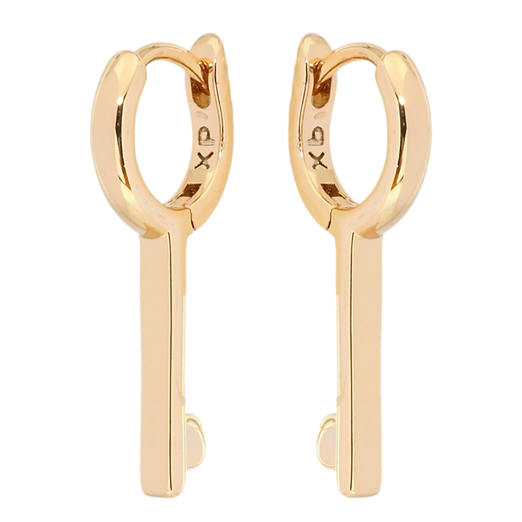 Серьги Xuping Позолота 18K колечки Ключики фото №19
