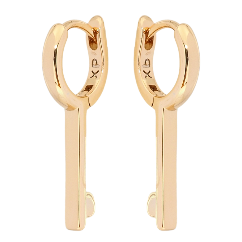 Сережки Xuping Позолота 18K колечка Ключики фото №6 Сережки Xuping Позолота 18K колечка Ключики фото №6