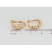 Серьги Xuping Позолота 18K английский замок Декоративный узор фото №2 Серьги Xuping Позолота 18K английский замок Декоративный узор фото №2
