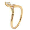 Кольцо Xuping Позолота 18K Кристальный купол фото №2 Кольцо Xuping Позолота 18K Кристальный купол фото №2