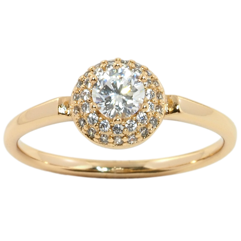 Каблучка Xuping Позолота 18K Інкрустація цирконієм фото №11 Каблучка Xuping Позолота 18K Інкрустація цирконієм фото №11
