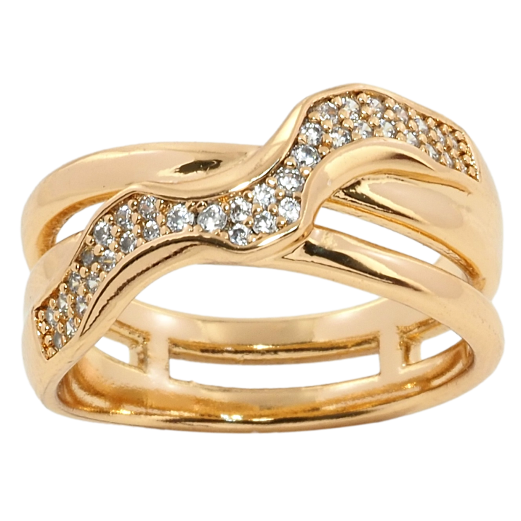 Каблучка Xuping Позолота 18K Інкрустація цирконієм фото №19 Каблучка Xuping Позолота 18K Інкрустація цирконієм фото №19
