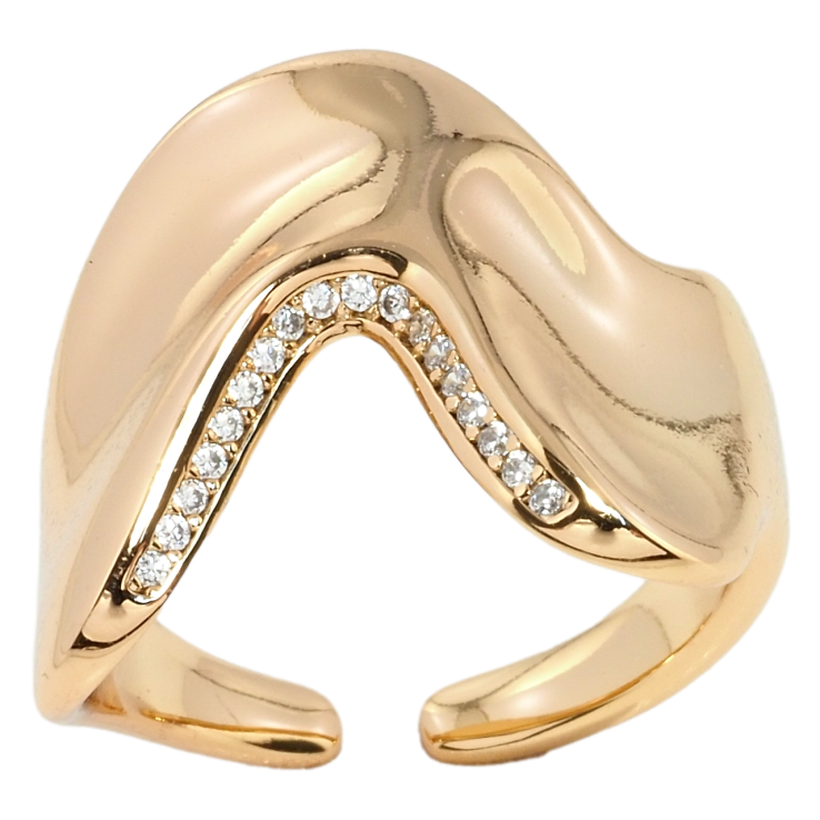 Каблучка Xuping Позолота 18K Фігурне фото №15 Каблучка Xuping Позолота 18K Фігурне фото №15