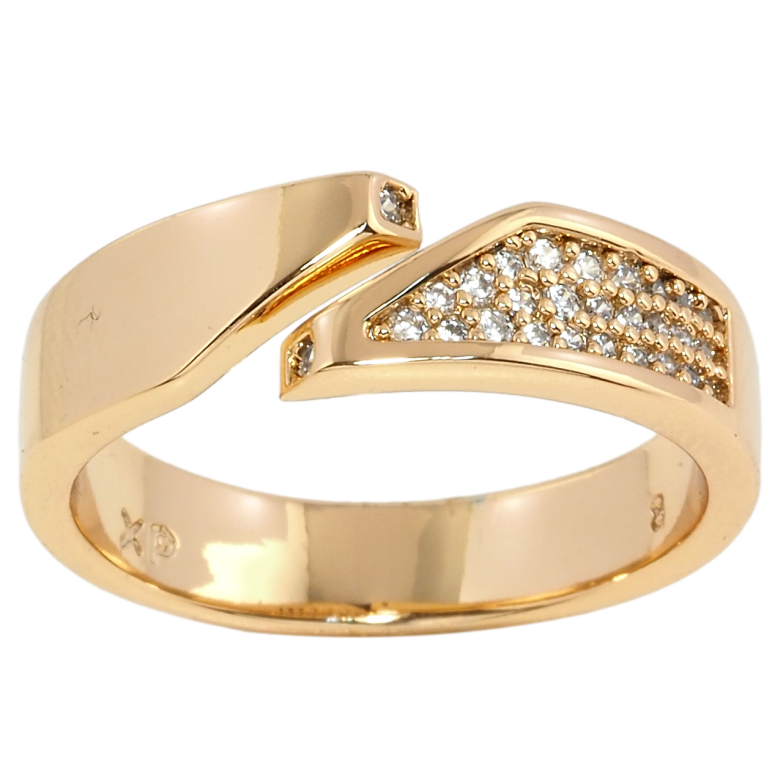 Каблучка Xuping Позолота 18K Інкрустація цирконієм фото №10 Каблучка Xuping Позолота 18K Інкрустація цирконієм фото №10