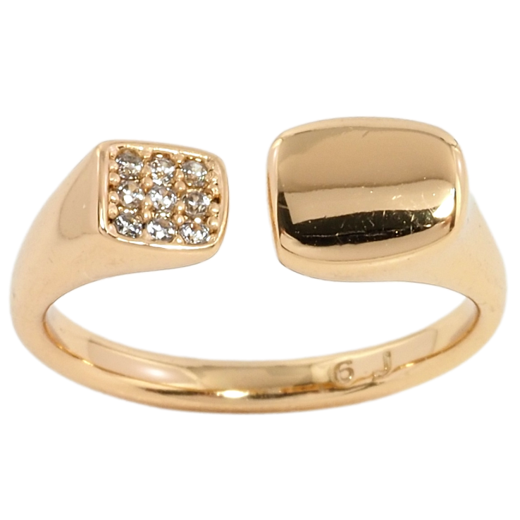 Каблучка Xuping Позолота 18K Декор цирконієм фото №18 Каблучка Xuping Позолота 18K Декор цирконієм фото №18
