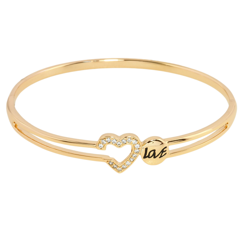 Браслет Xuping Позолота 18K Сердечко Love ø 5,7см фото №15 Браслет Xuping Позолота 18K Сердечко Love ø 5,7см фото №15