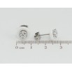 Серьги Xuping TTM Stainless Steel цвет Родий пусеты Круги из белой керамики с цирконием ø 9мм фото №2 Серьги Xuping TTM Stainless Steel цвет Родий пусеты Круги из белой керамики с цирконием ø 9мм фото №2