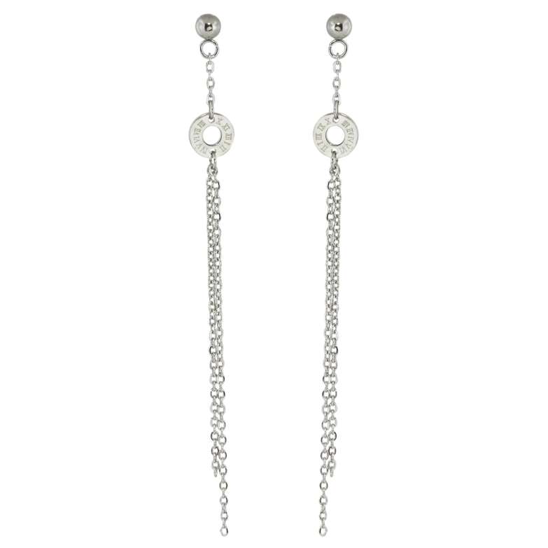 Сережки Xuping TTM Stainless Steel колір Родій пусети Декоративні підвіски фото №9 Сережки Xuping TTM Stainless Steel колір Родій пусети Декоративні підвіски фото №9