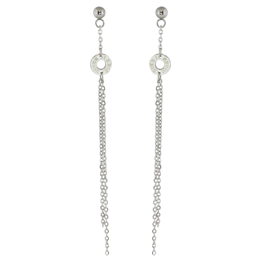 Серьги Xuping TTM Stainless Steel цвет Родий пусеты Декоративные подвески фото №1 Серьги Xuping TTM Stainless Steel цвет Родий пусеты Декоративные подвески фото №1