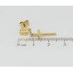 Сережки Xuping TTM Stainless Steel колір 14K пусети Хрестики фото №2 Сережки Xuping TTM Stainless Steel колір 14K пусети Хрестики фото №2