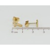 Серьги Xuping TTM Stainless Steel цвет 14K пусеты Крестики фото №2