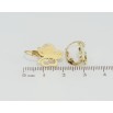 Сережки Xuping TTM Stainless Steel колір 14K французький замок Метелики фото №2 Сережки Xuping TTM Stainless Steel колір 14K французький замок Метелики фото №2