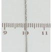 Ланцюжок Xuping ТТМ Stainless Steel колір Родій Плетіння Шнур з-х гранний перекручений довжина 50см х 1мм фото №2 Ланцюжок Xuping ТТМ Stainless Steel колір Родій Плетіння Шнур з-х гранний перекручений довжина 50см х 1мм фото №2