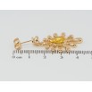 Серьги Xuping Позолота 18K пусеты Декоративные подвески с желтыми фианитами фото №2 Серьги Xuping Позолота 18K пусеты Декоративные подвески с желтыми фианитами фото №2
