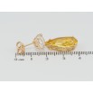 Серьги Xuping Позолота 18K пусеты Кристальные подвески с желтыми фианитами фото №2 Серьги Xuping Позолота 18K пусеты Кристальные подвески с желтыми фианитами фото №2
