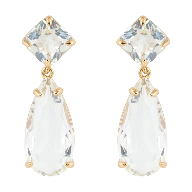 Серьги Xuping Позолота 18K пусеты Кристальные подвески фото №5 Серьги Xuping Позолота 18K пусеты Кристальные подвески фото №5
