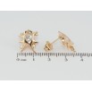 Серьги Xuping Позолота 18K пусеты Авангард фото №2 Серьги Xuping Позолота 18K пусеты Авангард фото №2
