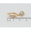 Серьги Xuping Позолота 18K английский замок Кристальные подвески ø 9мм фото №2 Серьги Xuping Позолота 18K английский замок Кристальные подвески ø 9мм фото №2