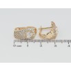 Серьги Xuping Позолота 18K английский замок Инкрустация цирконием фото №2 Серьги Xuping Позолота 18K английский замок Инкрустация цирконием фото №2