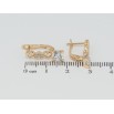 Серьги Xuping Позолота 18K английский замок Сердечки с фианитами фото №2 Серьги Xuping Позолота 18K английский замок Сердечки с фианитами фото №2