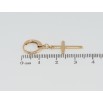 Серьги Xuping Позолота 18K подвески на колечках Крестики фото №2 Серьги Xuping Позолота 18K подвески на колечках Крестики фото №2